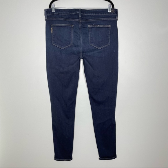 Paige Hoxton Ultra Skinny Jeans Stretchy Denim In Mona Dark Wash - Picture 5 of 9